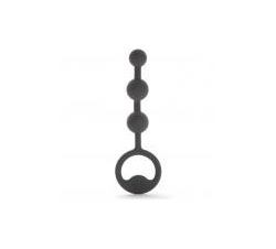 Carnal Bliss Silicone Pleasure Beads Black